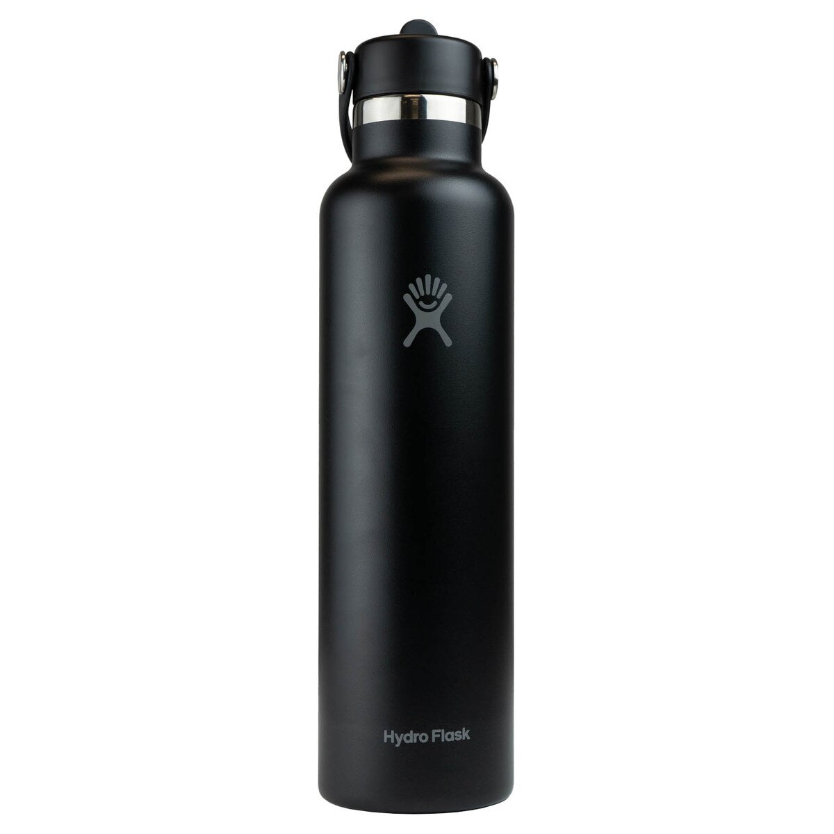 U-State Standard Mouth Flex Straw Lid Hydro Flask - 24 Oz. black